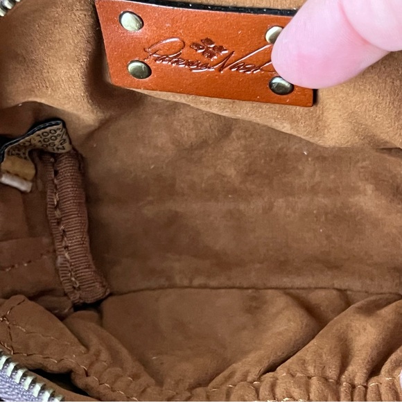 PATRICIA NASH "Keisley" Cognac Cosmetic Key Fob Wallet - Picture 3 of 10